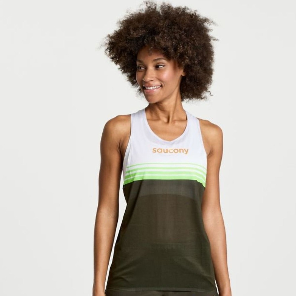 Saucony Endorphin Elite Singlet Women's XS NWT Ultralight Running Race Tank Top